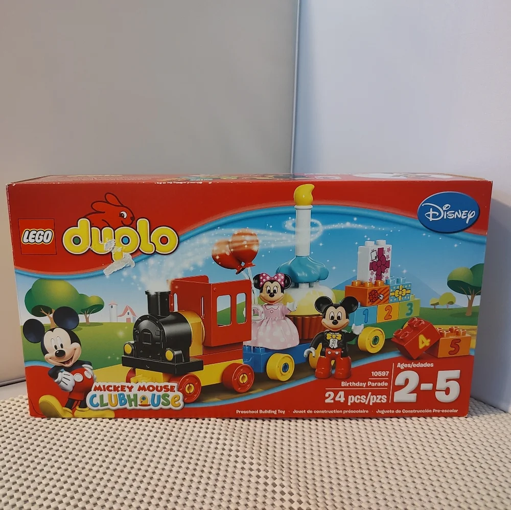 Lego 10597 Duplo Birthday Parade Mickey Mouse Clubhouse Disney NWT Building Toy